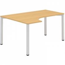 Rohový psací stůl CLASSIC B, levý, dezén divoká hruška