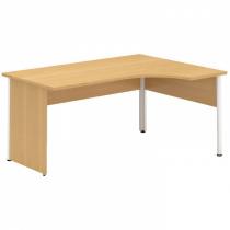 Rohový psací stůl CLASSIC A, pravý, dezén buk
