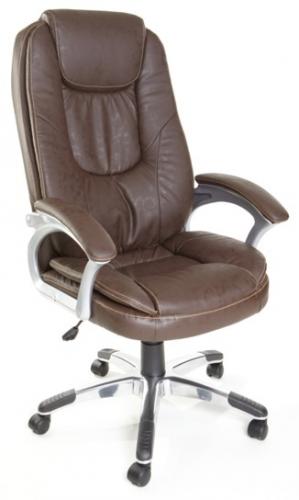Kancelářská židle NODE - Kancelářská židle Jesse hnědá kovový kříž