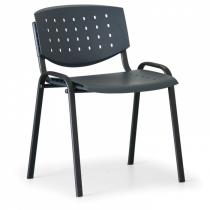 Jednací židle Tony, antracit - konstrukce černá