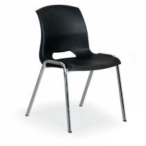Stohovatelná židle Cleo, černá