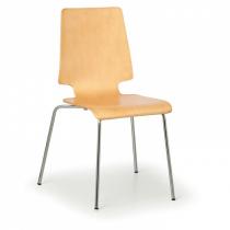 Dřevěná židle TORONTO, přírodní - nosnost 110 kg