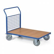 Plošinový vozík s drátěnou výplní madla, 1000x700 mm, 200 kg