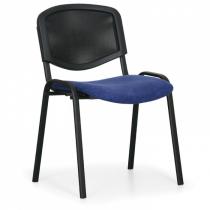 Konferenční židle Viva Mesh - černé nohy, modrá