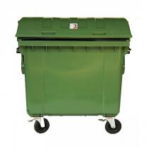 Plastový kontejner na odpady CLE 1100, zelený