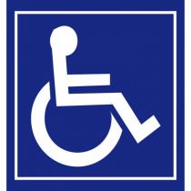 Samolepící fólie na dveře - Zdravotně postižení