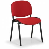 Konferenční židle VIVA - černé nohy, červená