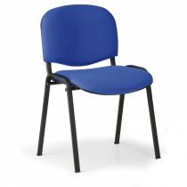 Konferenční židle VIVA - černé nohy, modrá