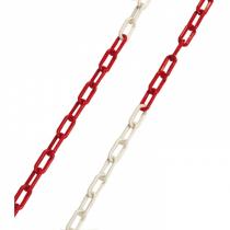 Řetěz, bíločervený, délka 25 m