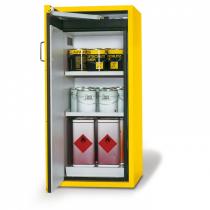Skříň na nebezpečné látky s požární odolností 90 min, 1298x600x615 mm, žlutá, dveře levé
