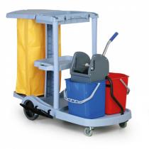 Úklidový vozík s držákem na pytle