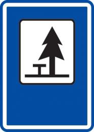 Dopravní značka - Místo pro odpočinek (IJ13)