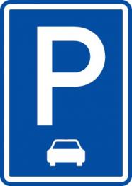 Dopravní značka - Parkoviště podélné stání (IP11c)