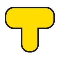 Podlahové značení - "T"