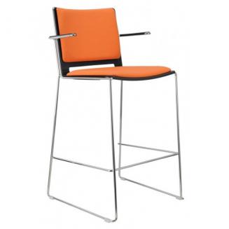 Konferenční židle - přísedící Sedileta Barová židle FILO + područky čalouněná