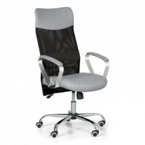 Kancelářská židle Lumio, šedá/černá