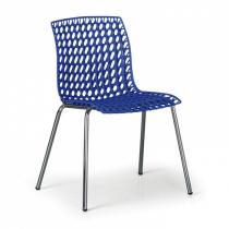 Židle Perfo, modrá