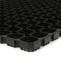 Gumová venkovní vstupní rohož FLOMA Honeycomb - 50 x 100 x 2,2 cm
