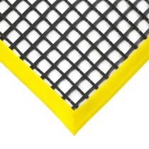  Černo-žlutá univerzální průmyslová protiskluzová olejivzdorná rohož (mřížka 22 x 22 mm) - 120 x 60 x 1,2 cm