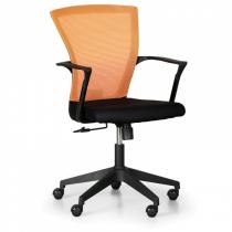 Kancelářská židle Bret, oranžová
