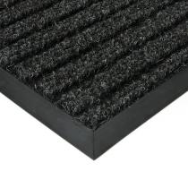  Černá textilní zátěžová čistící rohož Shakira - 50 x 80 x 1,6 cm