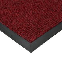  Červená textilní zátěžová čistící rohož Catrine - 100 x 100 x 1,35 cm
