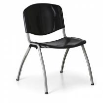 Jídelní židle Livorno Plastic, černá