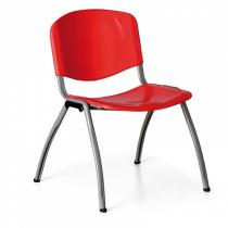 Jídelní židle Livorno Plastic, červená