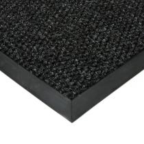  Černá textilní zátěžová vstupní čistící rohož Fiona - 80 x 100 x 1,1 cm