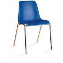  Plastová jídelní židle Linda, modrá