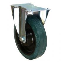  Gumové transportní kolo s přírubou, průměr 200 mm, valivé ložisko