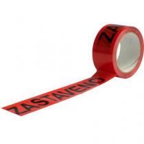  Lepicí páska s nápisem zastaveno, šířka 50 mm, červená