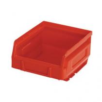  Plastový box Manutan  6,2 x 10,3 x 12 cm, červený