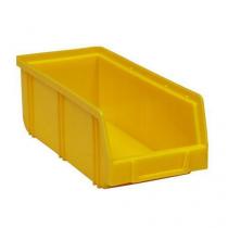  Plastový box Manutan Expert  8,3 x 10,3 x 24 cm, žlutý