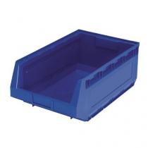  Plastový box Manutan 19 x 30,3 x 48,5 cm, modrý