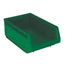  Plastový box Manutan 19 x 30,3 x 48,5 cm, zelený