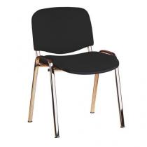  Konferenční židle Manutan ISO Chrom, černá