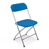  Plastová jídelní židle Poly, modrá
