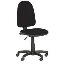  Pracovní židle Torino s tvrdými kolečky, černá