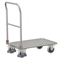  Plošinový vozík se sklopným madlem, do 150 kg, 97,5 x 100 x 62 cm