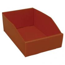  Plastový box PP, 10,5 x 18 x 28 cm, oranžový