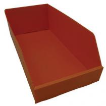  Plastový box PP, 15,5 x 24 x 48 cm, oranžový