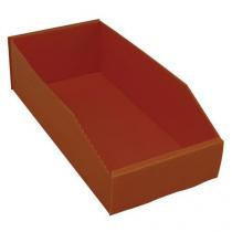  Plastový box PP, 10,5 x 18 x 38 cm, oranžový