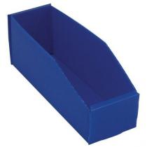  Plastový box PP, 10,5 x 9 x 28 cm, modrý
