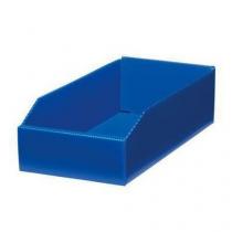  Plastový box PP, 10,5 x 18 x 38 cm, modrý