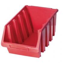  Plastový box Ergobox 4, 15,5 x 34 x 20,4 cm, červený