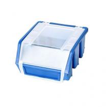  Plastový box Ergobox 1 Plus 7,5 x 11,6 x 11,2 cm, modrý