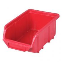 Plastový box Ecobox small 7,5 x 11 x 16,5 cm, červený