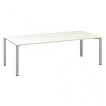  Konferenční stůl Alfa 420 s šedým podnožím, 240 x 100 x 74,2 cm, dezén bílá