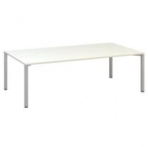  Konferenční stůl Alfa 420 s šedým podnožím, 240 x 120 x 74,2 cm, dezén bílá